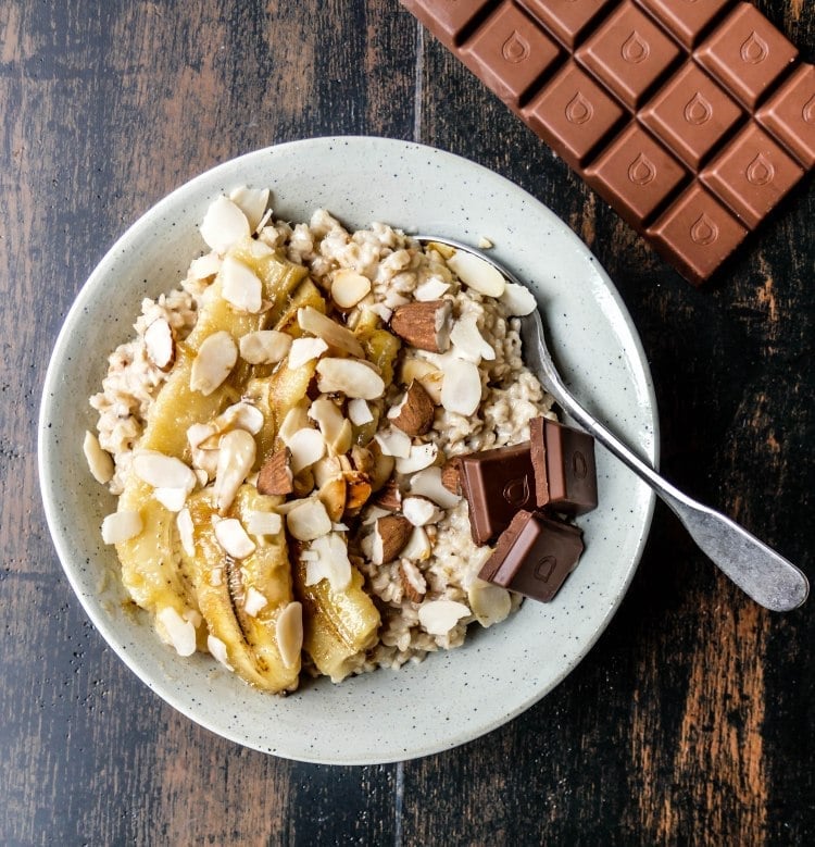 Porridge avoine banane